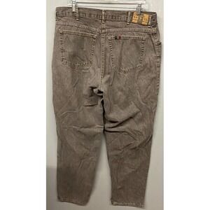 VTG H.I.S Comfort Fit Authentic Jeans Mens 38x34 Gray Denim Cotton Straight Leg